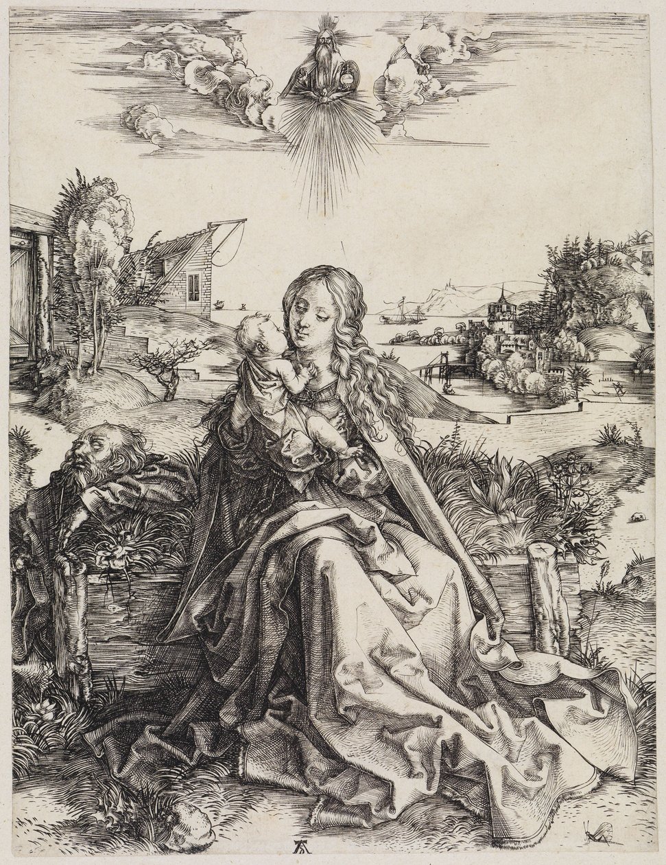 The Holy Family with the Grasshopper by Albrecht Dürer