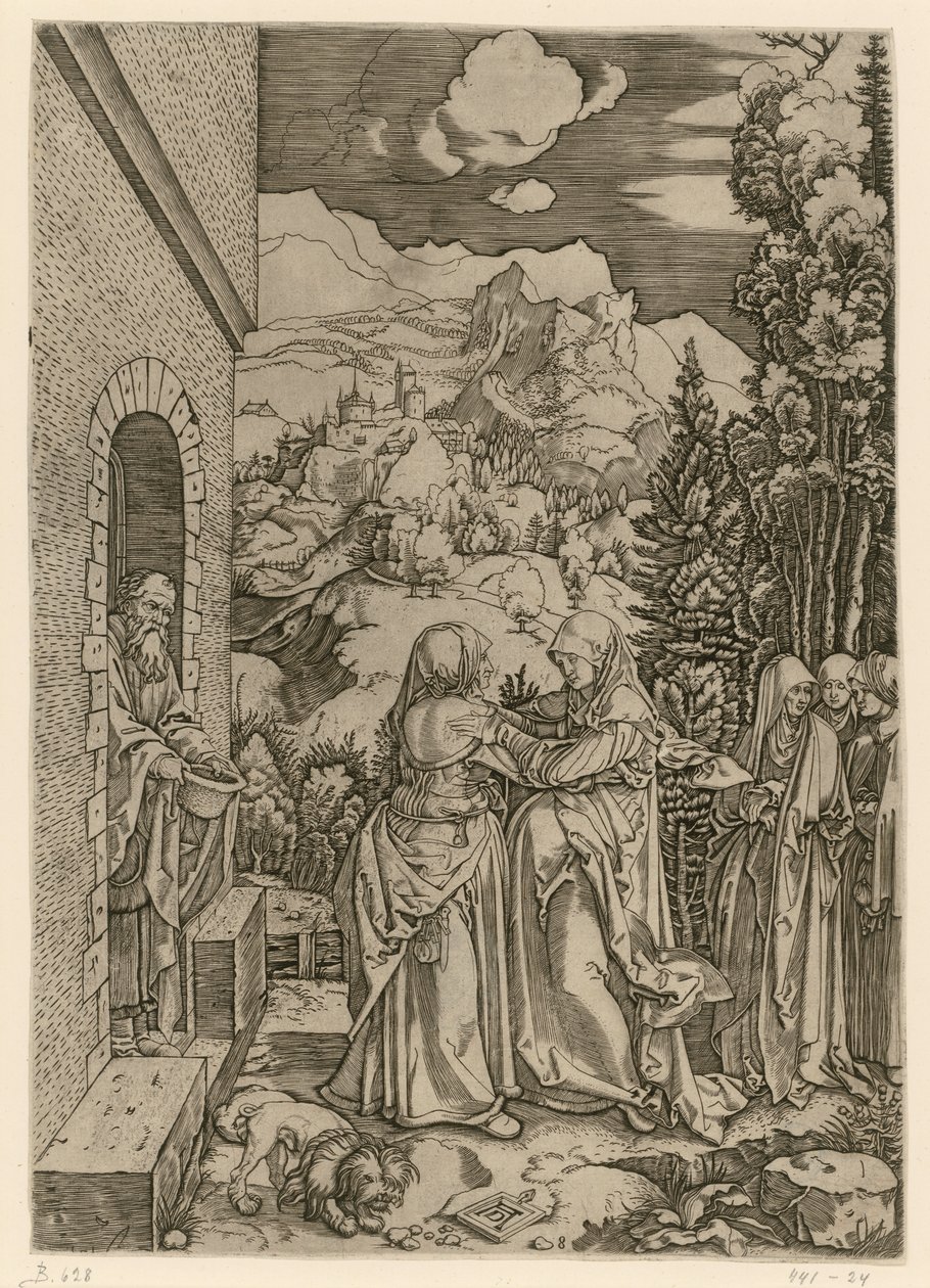 The Visitation (Life of Mary) by Albrecht Dürer