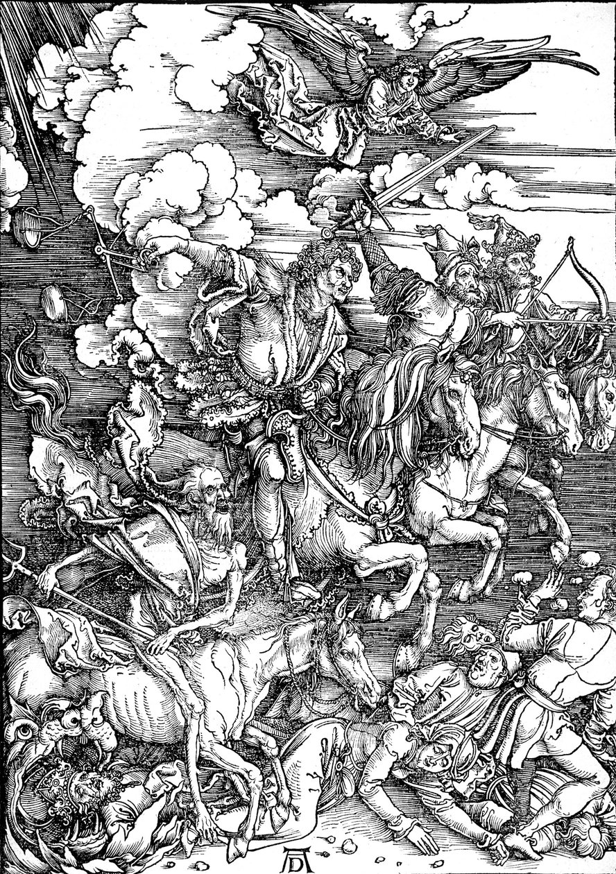 The Revelation of John: The Four Horsemen of the Apocalypse by Albrecht Dürer