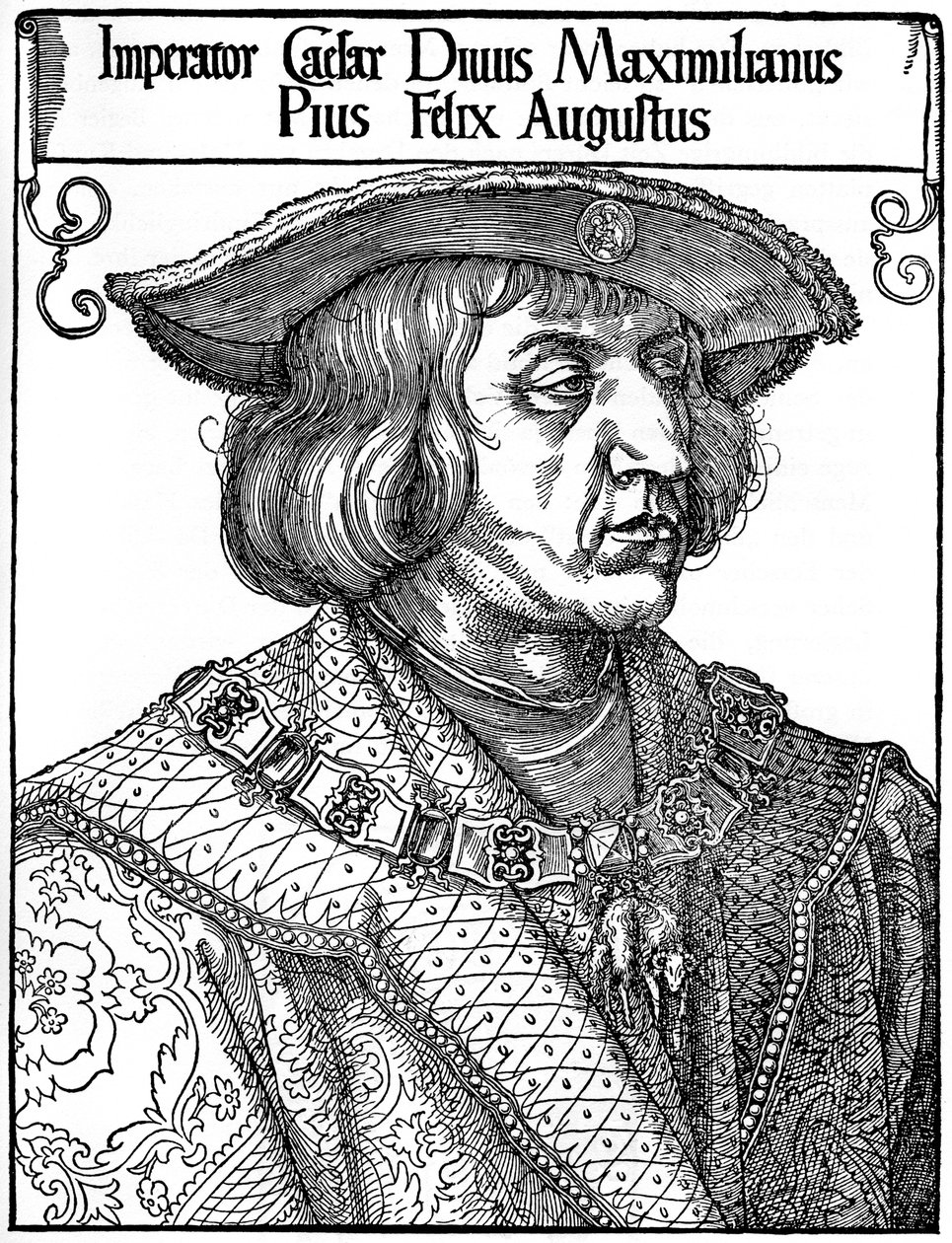 Emperor Maximilian I, 1519, 1936 by Albrecht Dürer