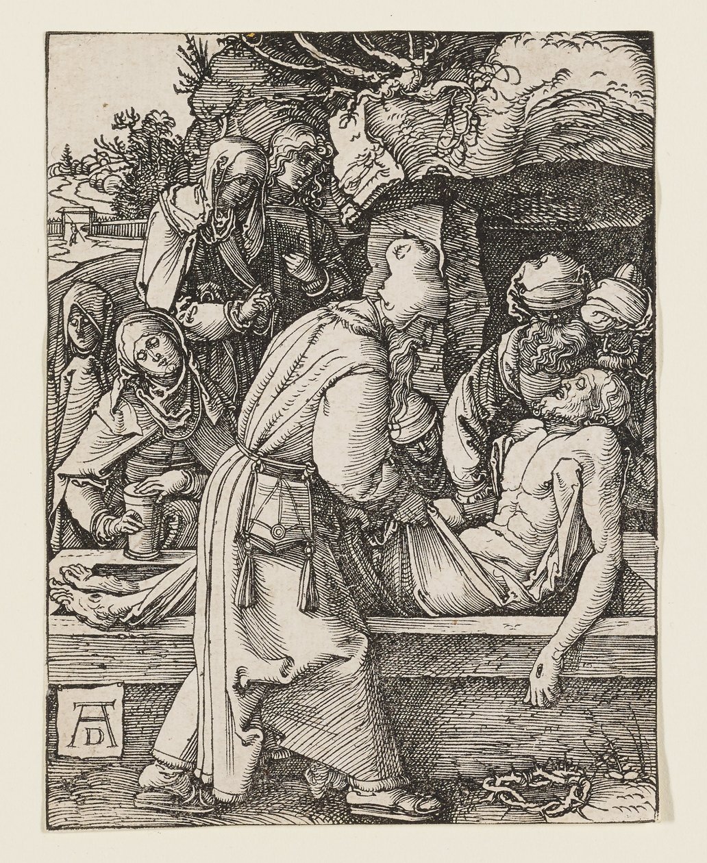 Entombment by Albrecht Dürer