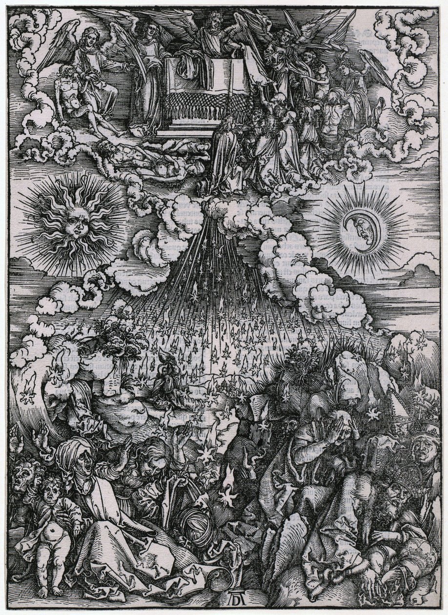 Opening of the Fifth and Sixth Seals, IV. Figure, Plate 6 from the Series 