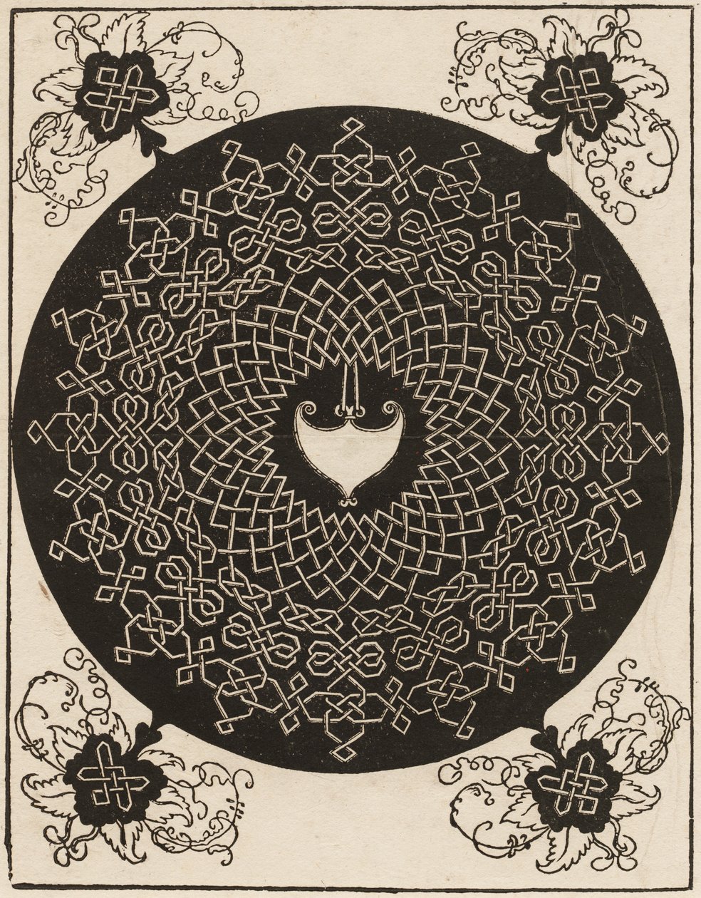 First Knot, with a Heart-Shaped Shield by Albrecht Dürer