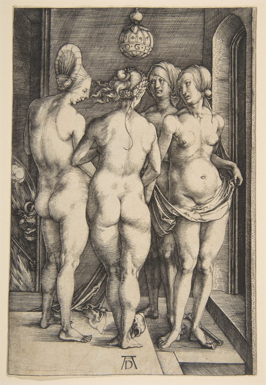 Four Naked Women by Albrecht Dürer