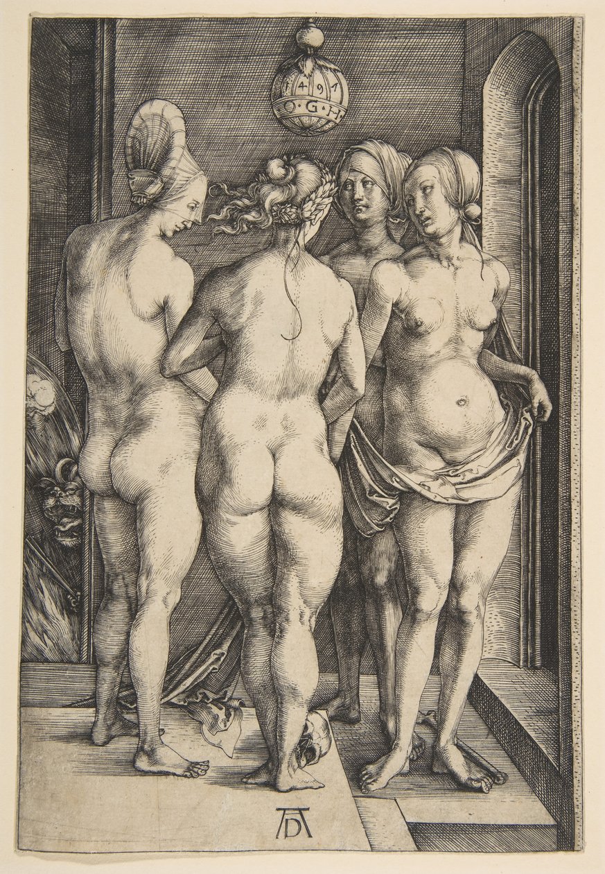 Four Naked Women by Albrecht Dürer