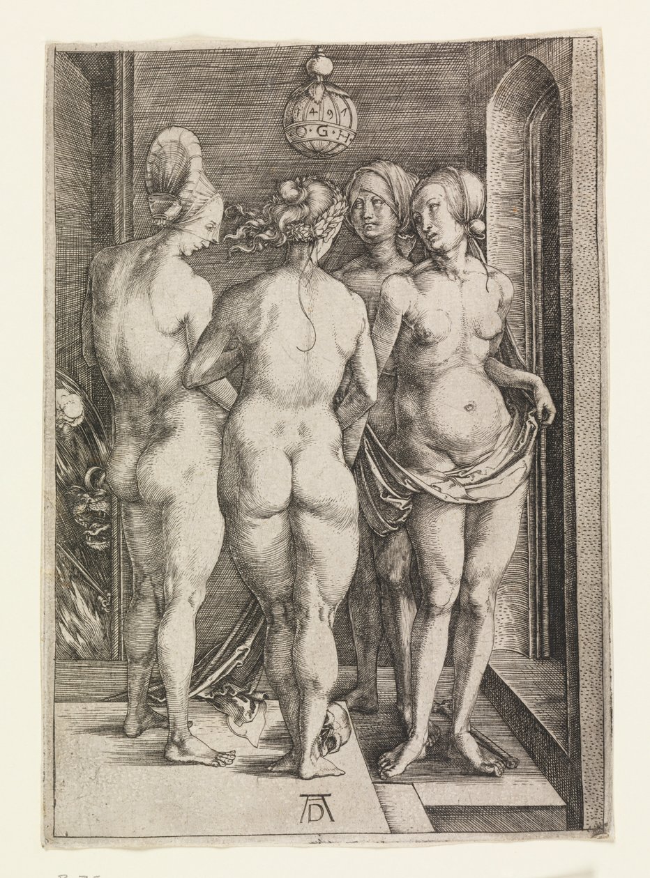 Four Nude Women (The Four Witches) by Albrecht Dürer