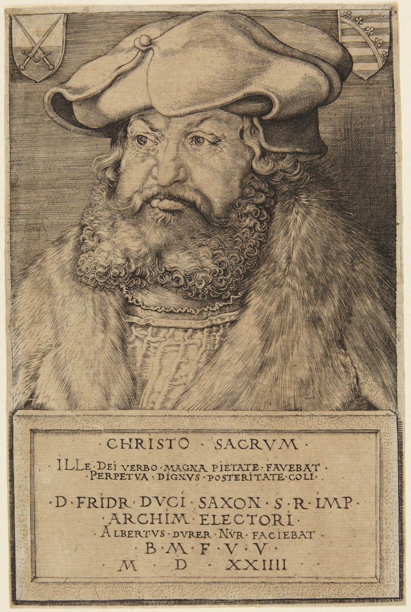 Frederick, Elector of Saxony by Albrecht Dürer