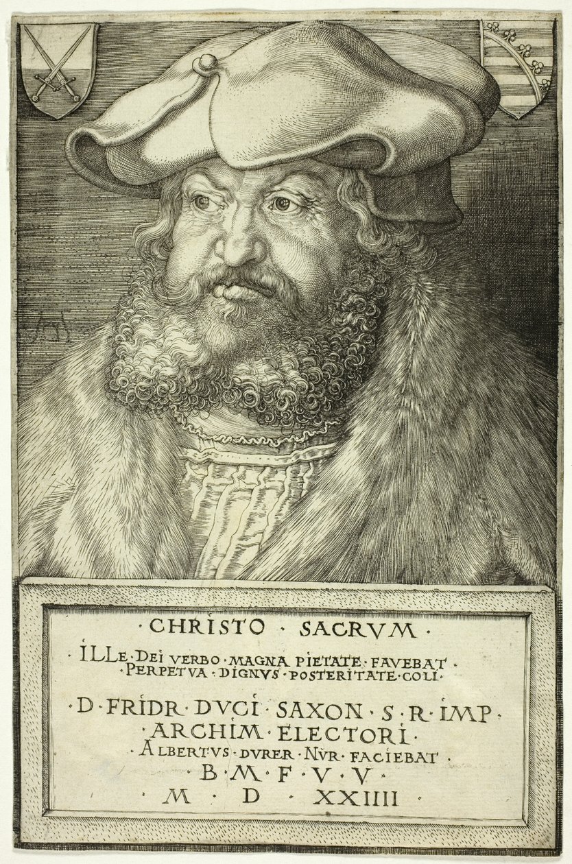 Frederick the Wise, Elector of Saxony by Albrecht Dürer