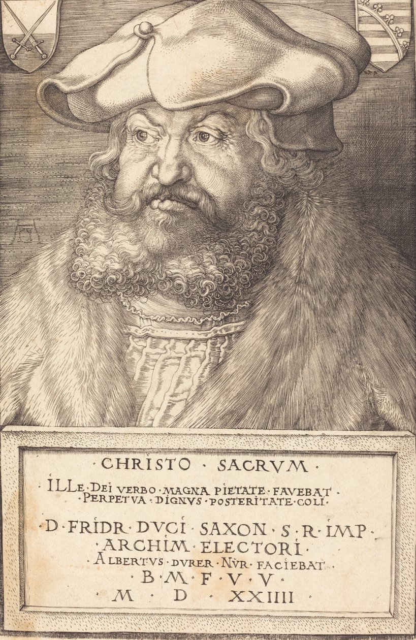 Frederick the Wise, Elector of Saxony by Albrecht Dürer