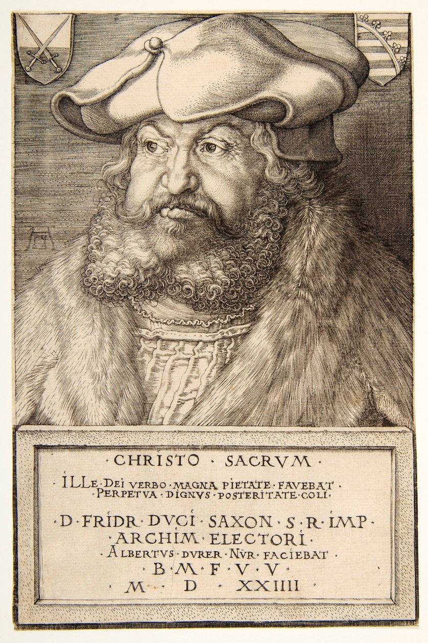 Frederick the Wise, Elector of Saxony by Albrecht Dürer