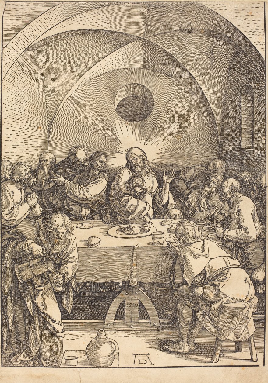 The Large Passion: 01. Last Supper by Albrecht Dürer