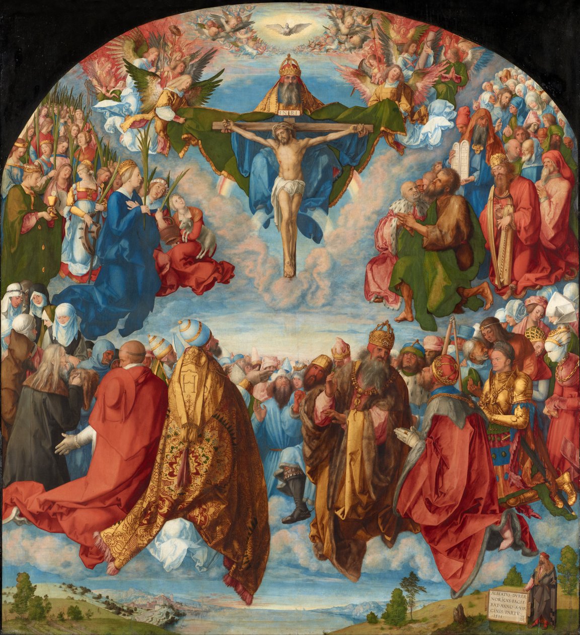 Adoration of the Trinity by Albrecht Dürer