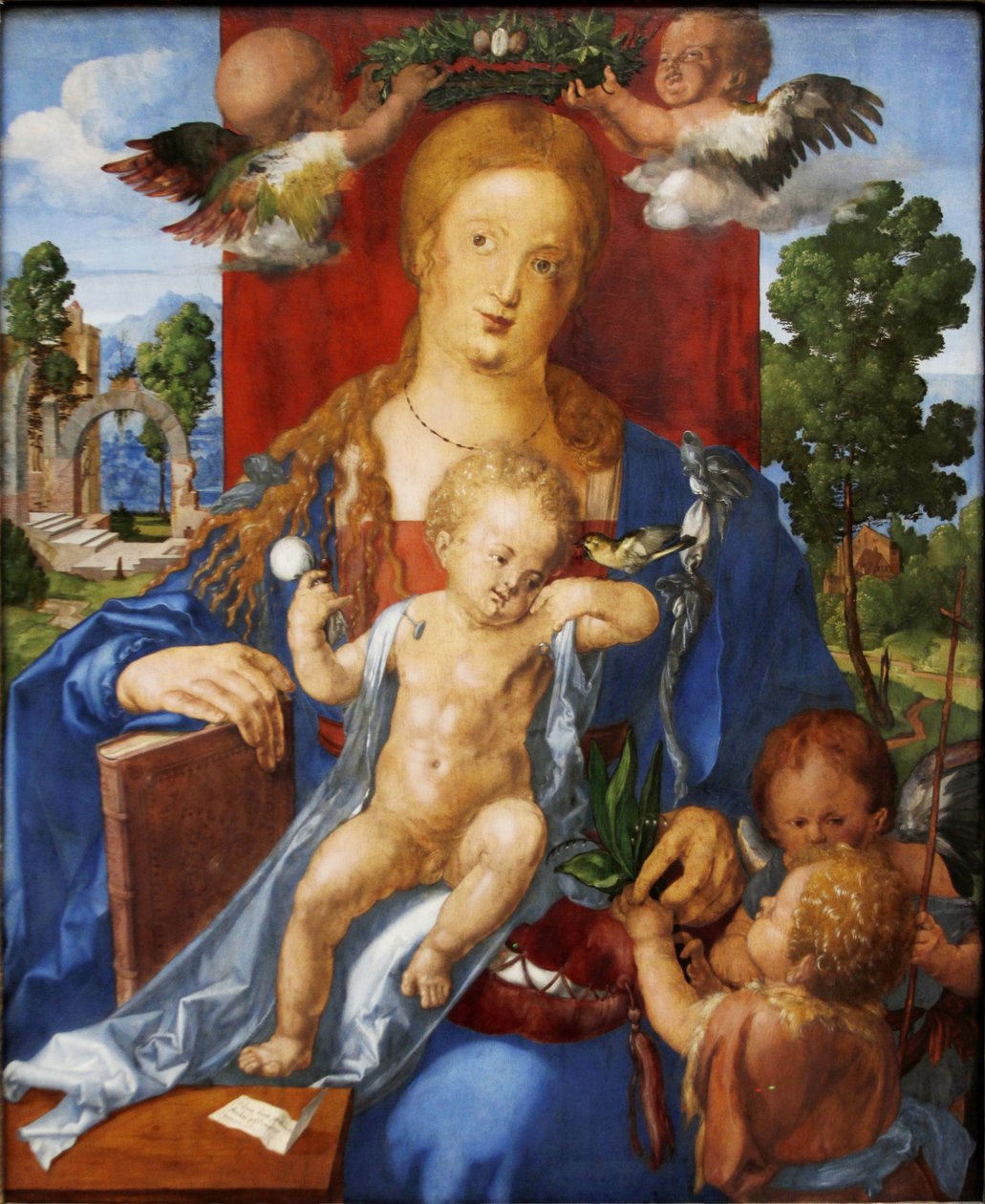 The Madonna with the Siskin by Albrecht Dürer