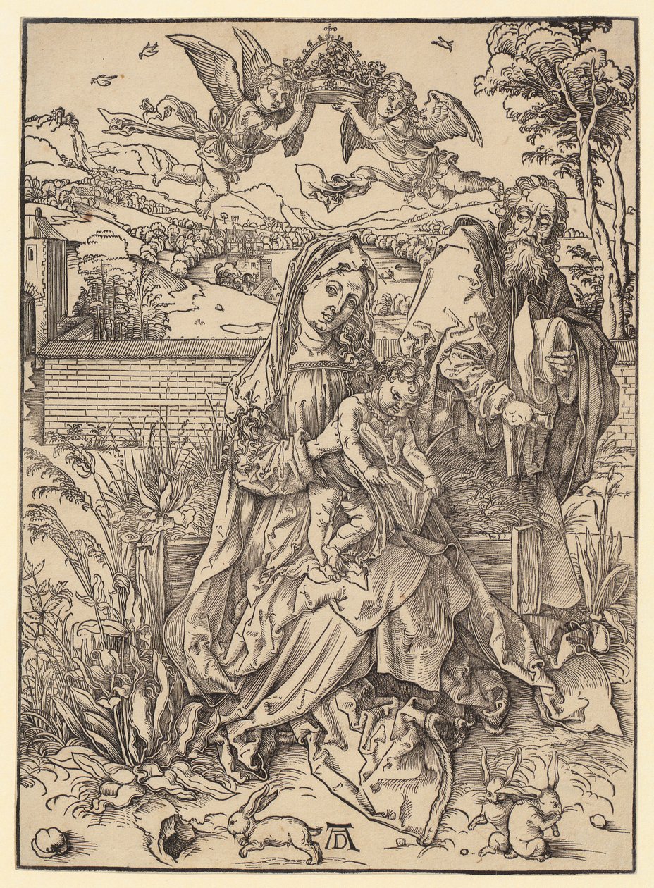 Holy Family with the Three Hares by Albrecht Dürer