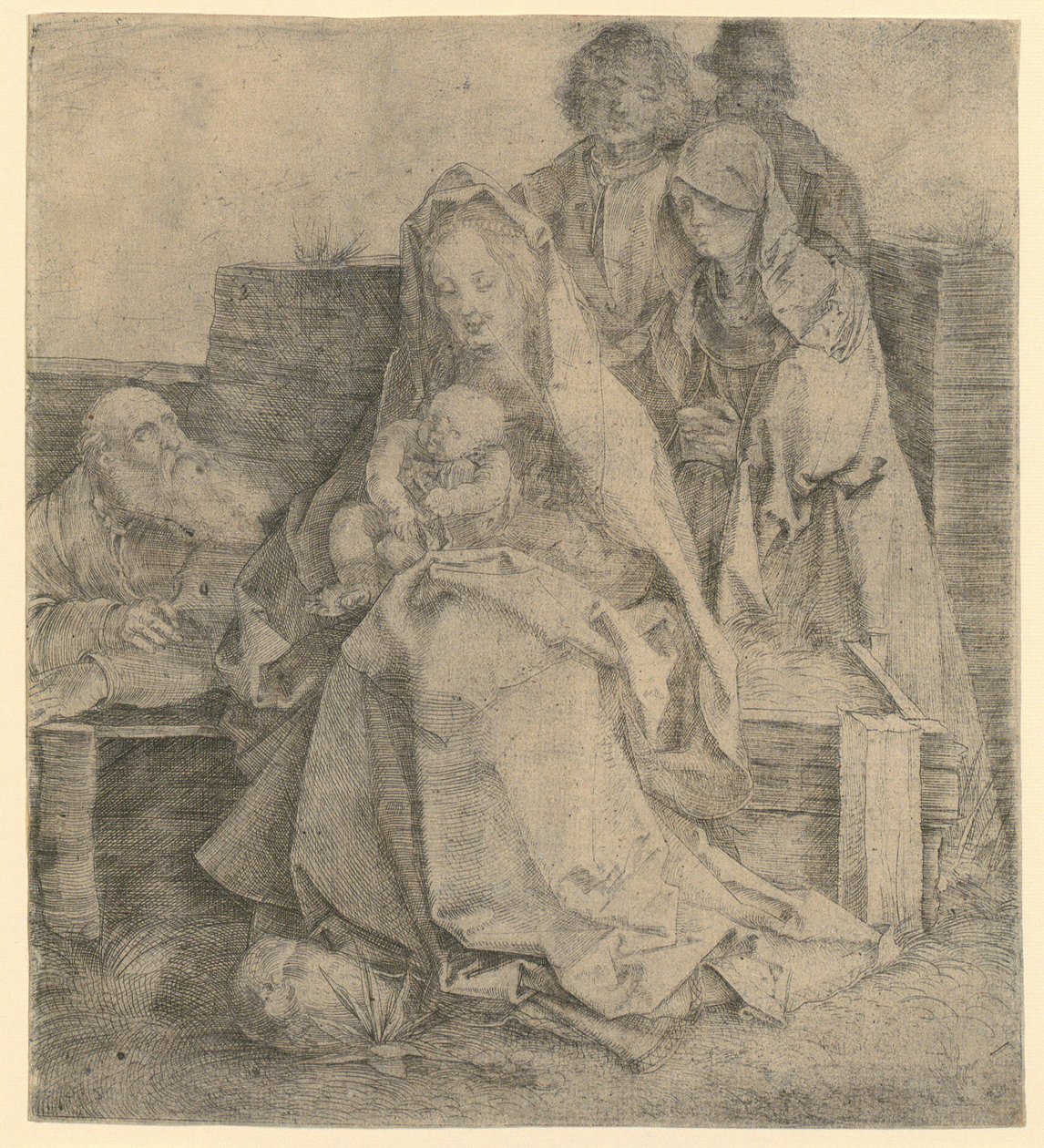 Holy Family, Six Figures by Albrecht Dürer