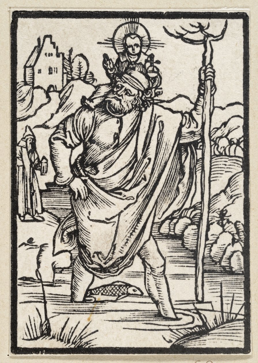Saint Christopher (63 Religious Scenes) by Albrecht Dürer