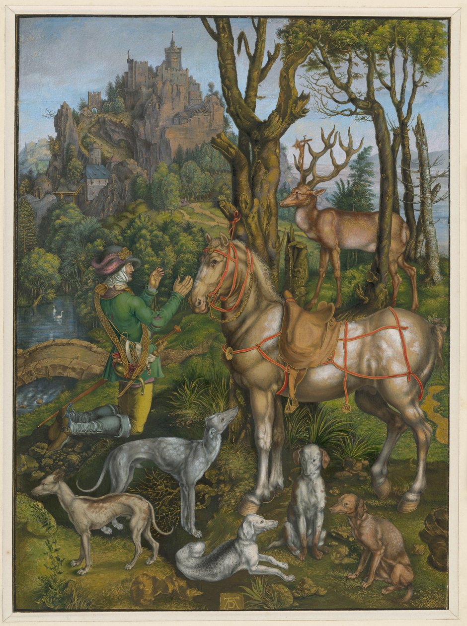 Saint Eustace by Albrecht Dürer