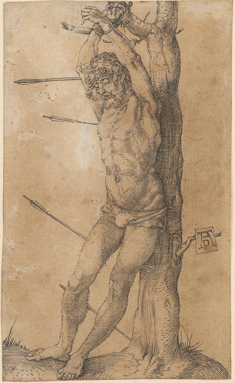 Saint Sebastian at the Tree by Albrecht Dürer