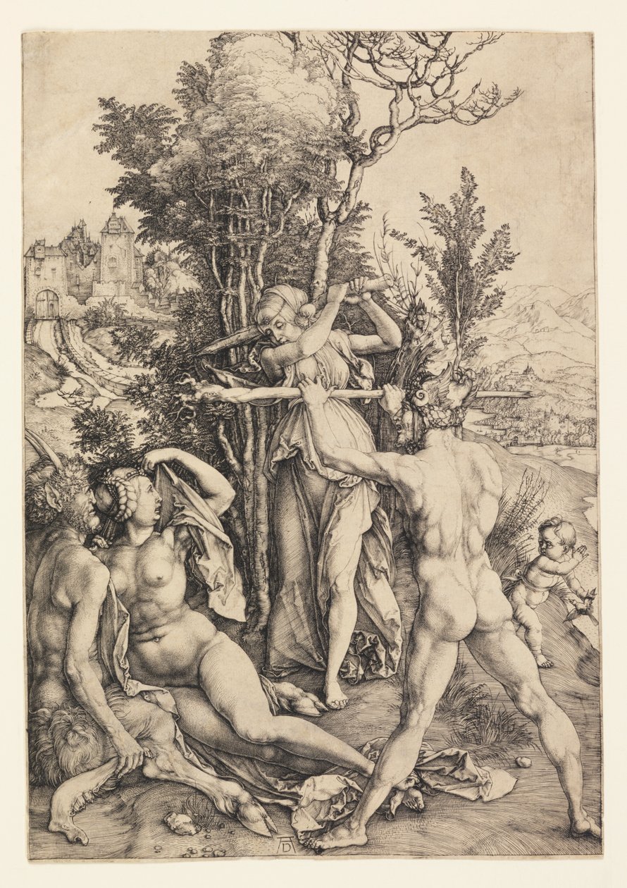 Hercules at the Crossroads (The Effects of Jealousy) by Albrecht Dürer