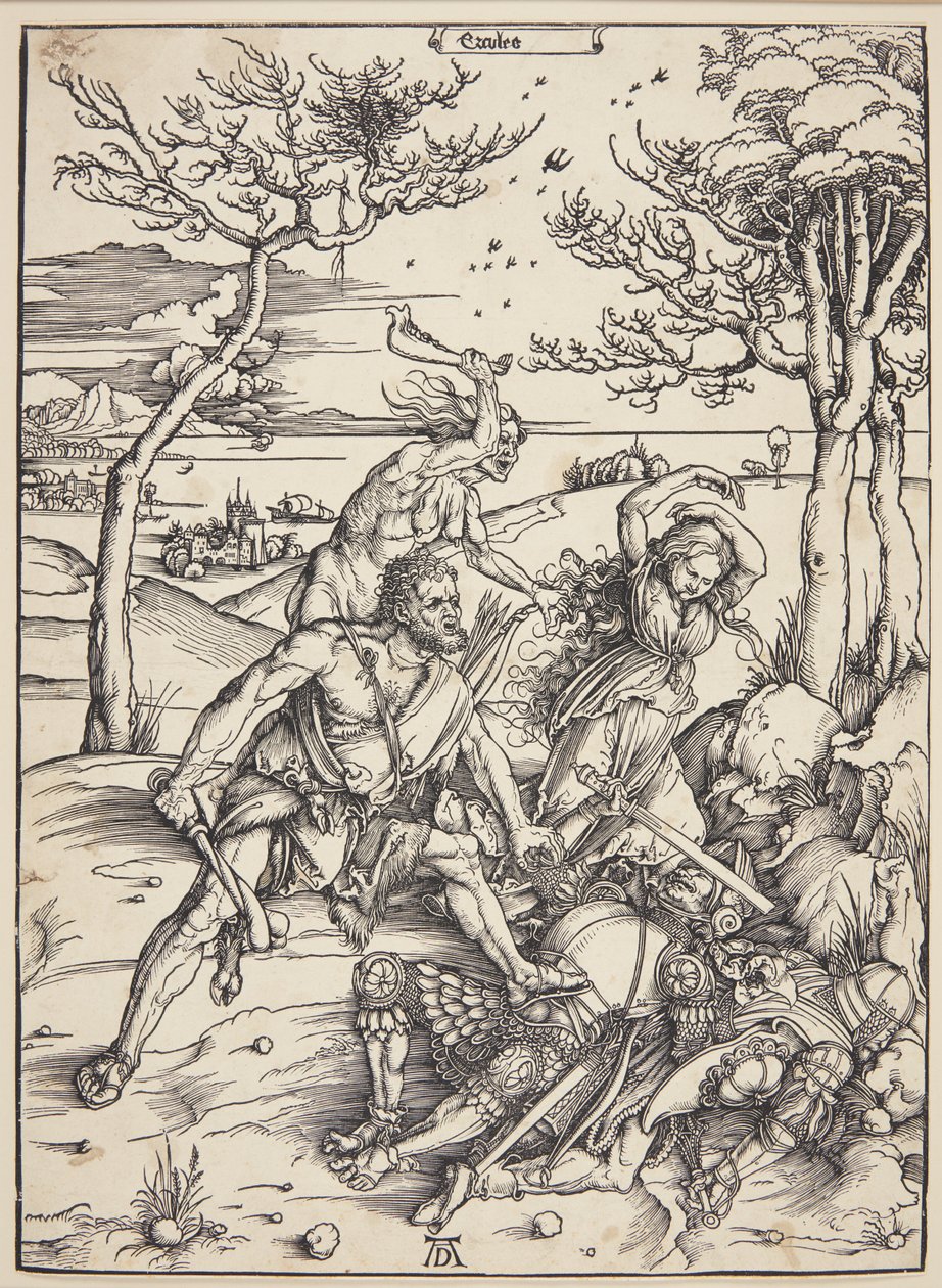 Hercules Conquering the Molionide Twins by Albrecht Dürer