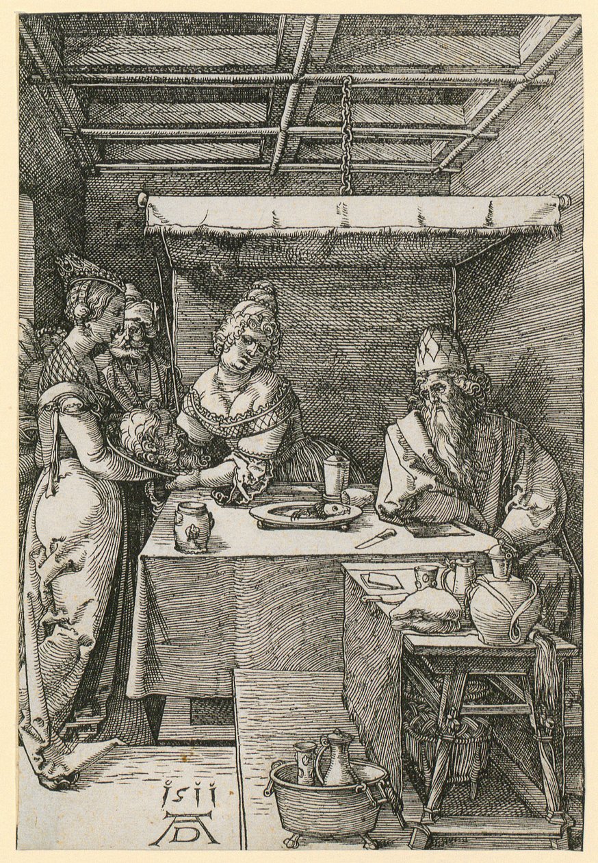 Herodias Receives the Head of John by Albrecht Dürer