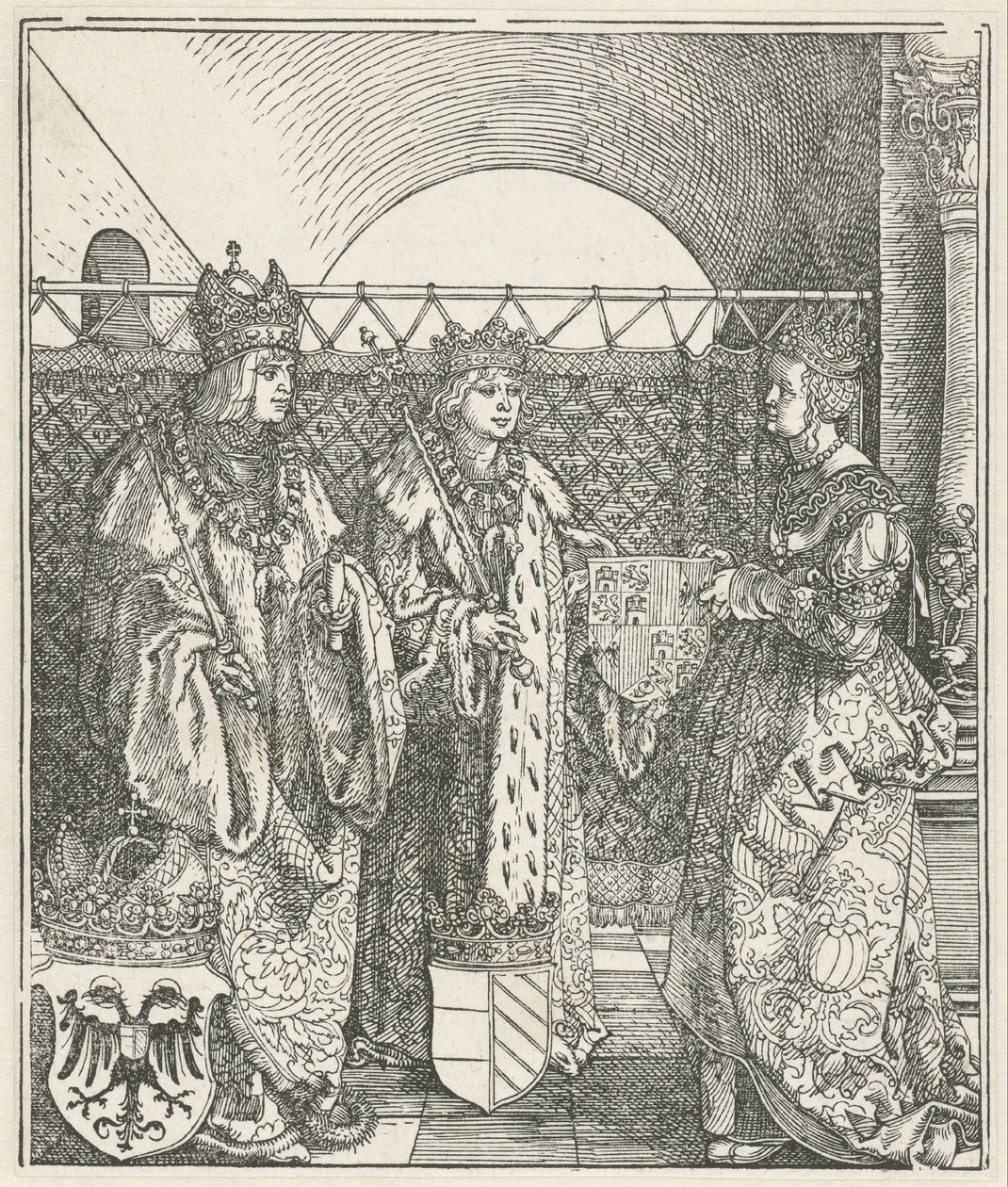 The Spanish Marriage: Philip the Handsome Marries Joanna of Castile by Albrecht Dürer