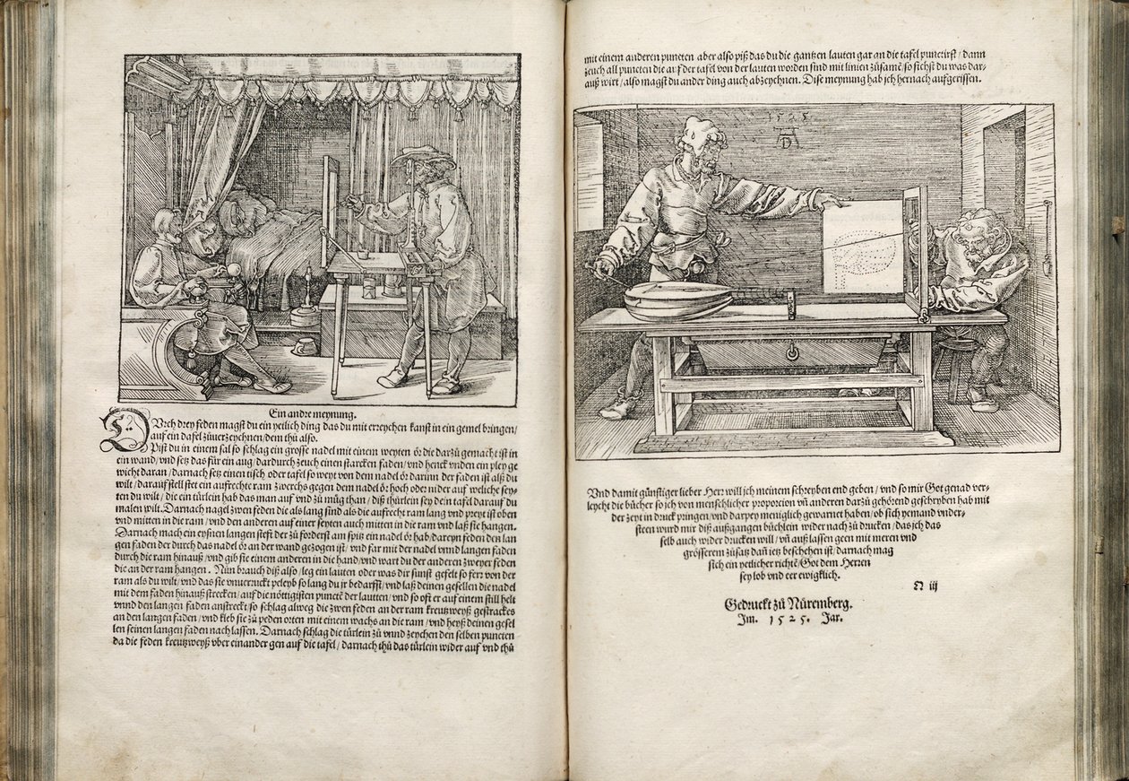 Illustration from the Four Books on Human Proportion by Albrecht Dürer