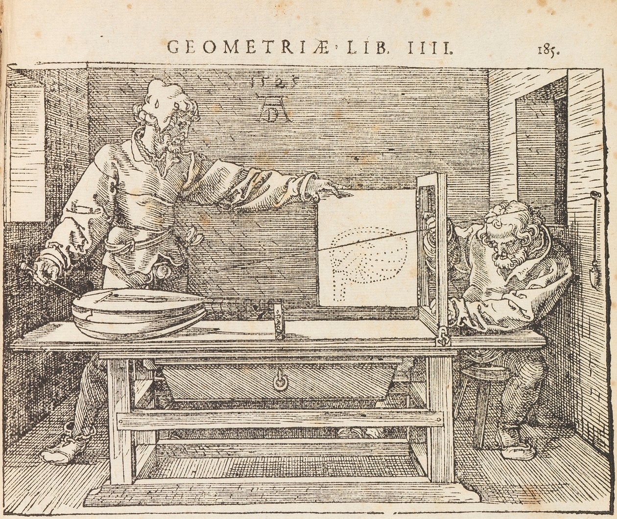 Institutionum geometricarum libri quatuor, 1528 by Albrecht Dürer