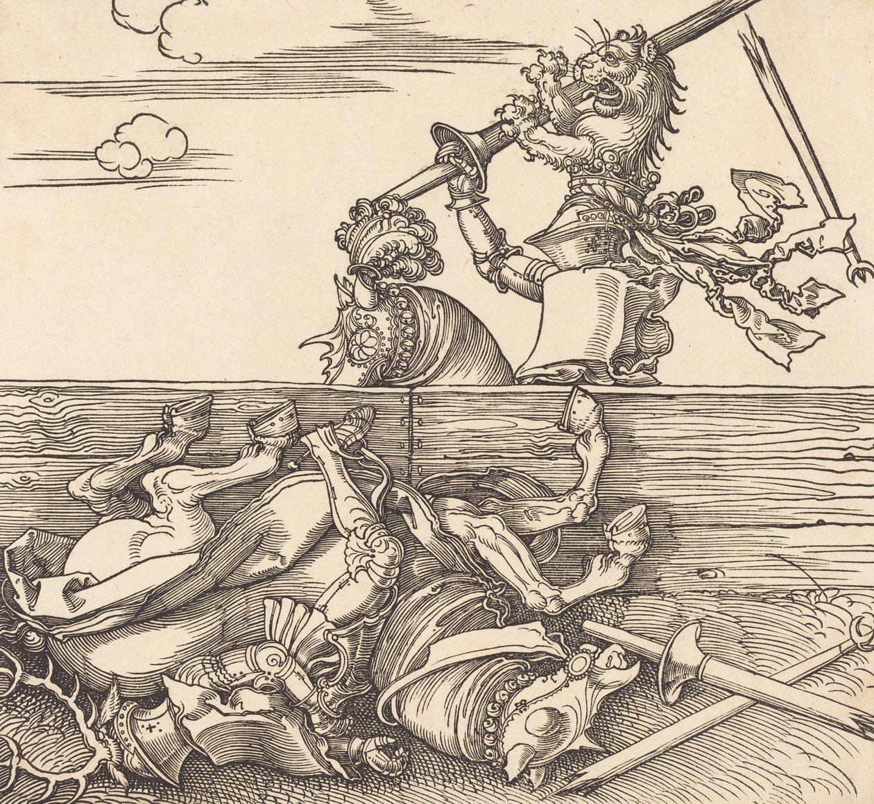Italian Joust by Albrecht Dürer