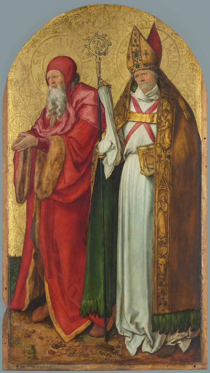 Jabach Altar: Saints Simeon and Lazarus by Albrecht Dürer