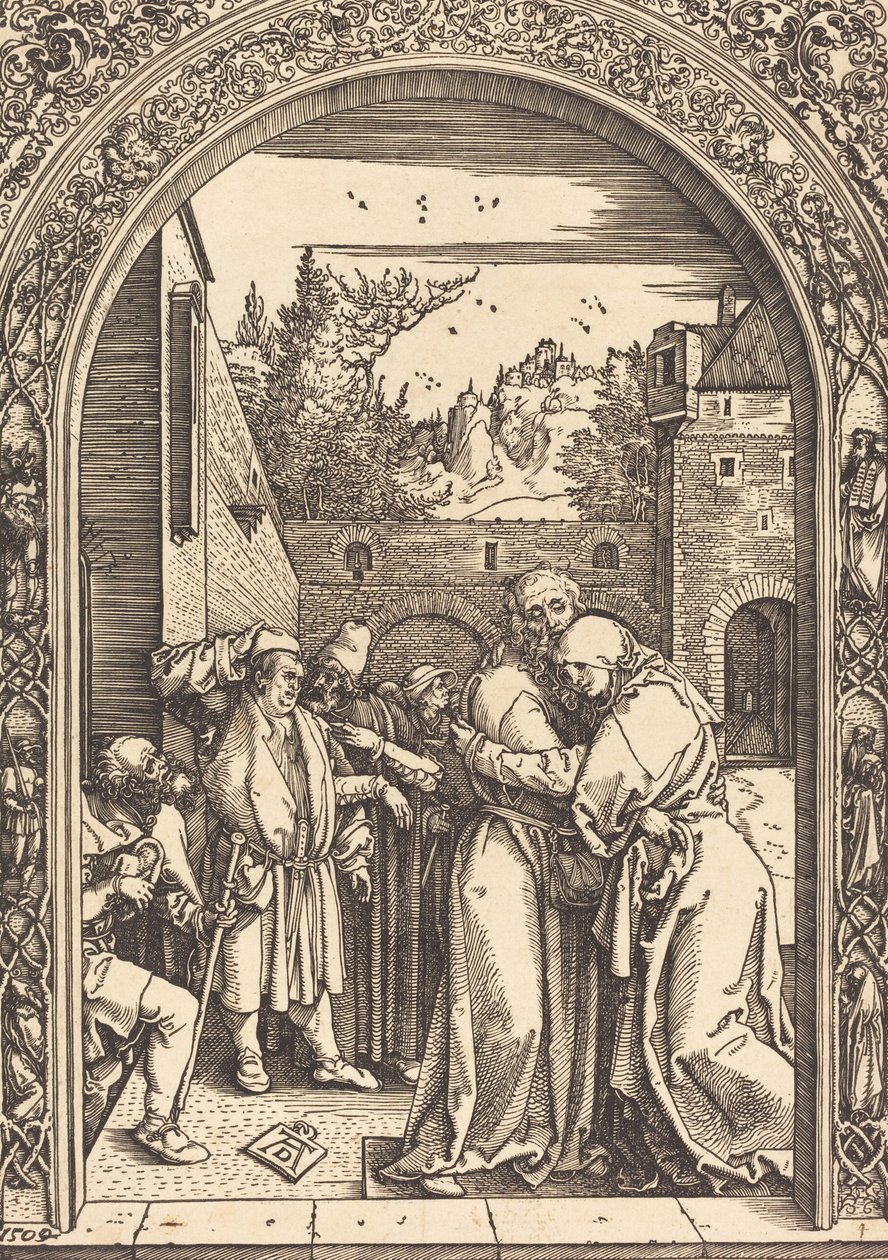Joachim and Anna at the Golden Gate by Albrecht Dürer
