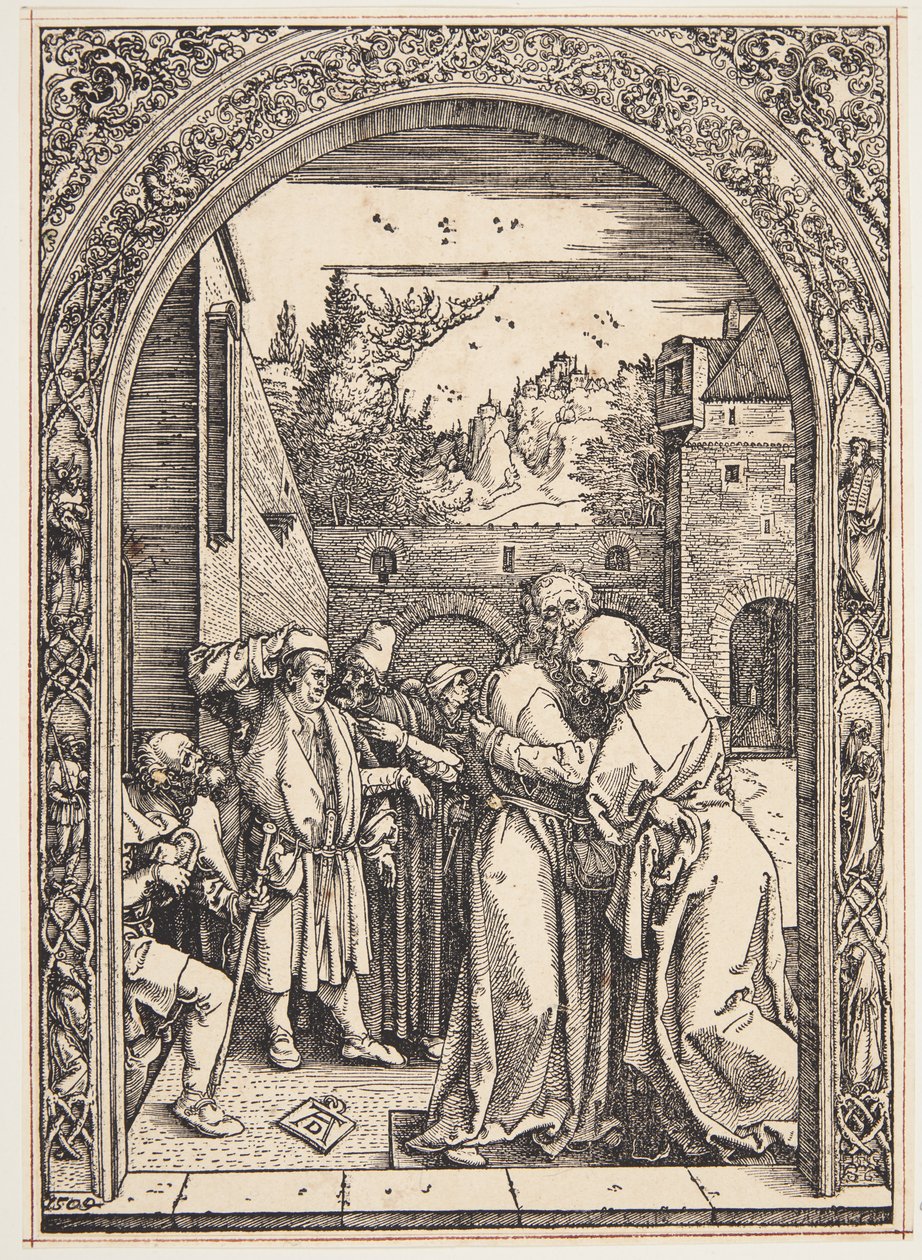 Joachim and St. Ann Meet at the Golden Gate by Albrecht Dürer