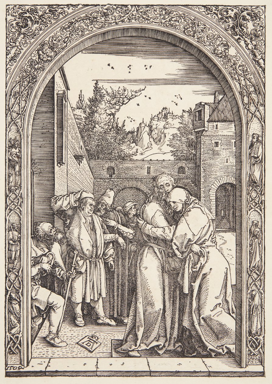 Joachim and St. Ann Meet at the Golden Gate by Albrecht Dürer