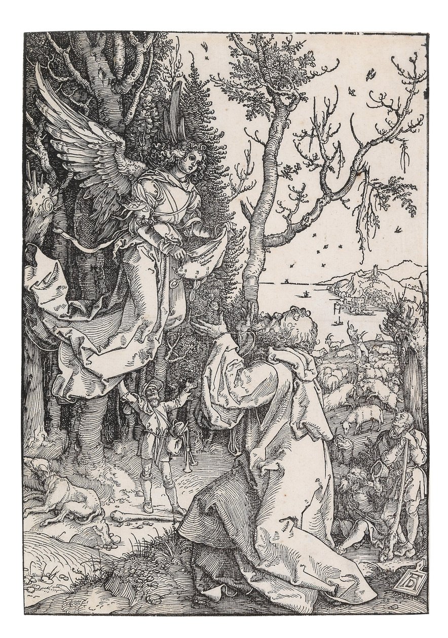 Joachim and the Angel, from The Life of the Virgin by Albrecht Dürer