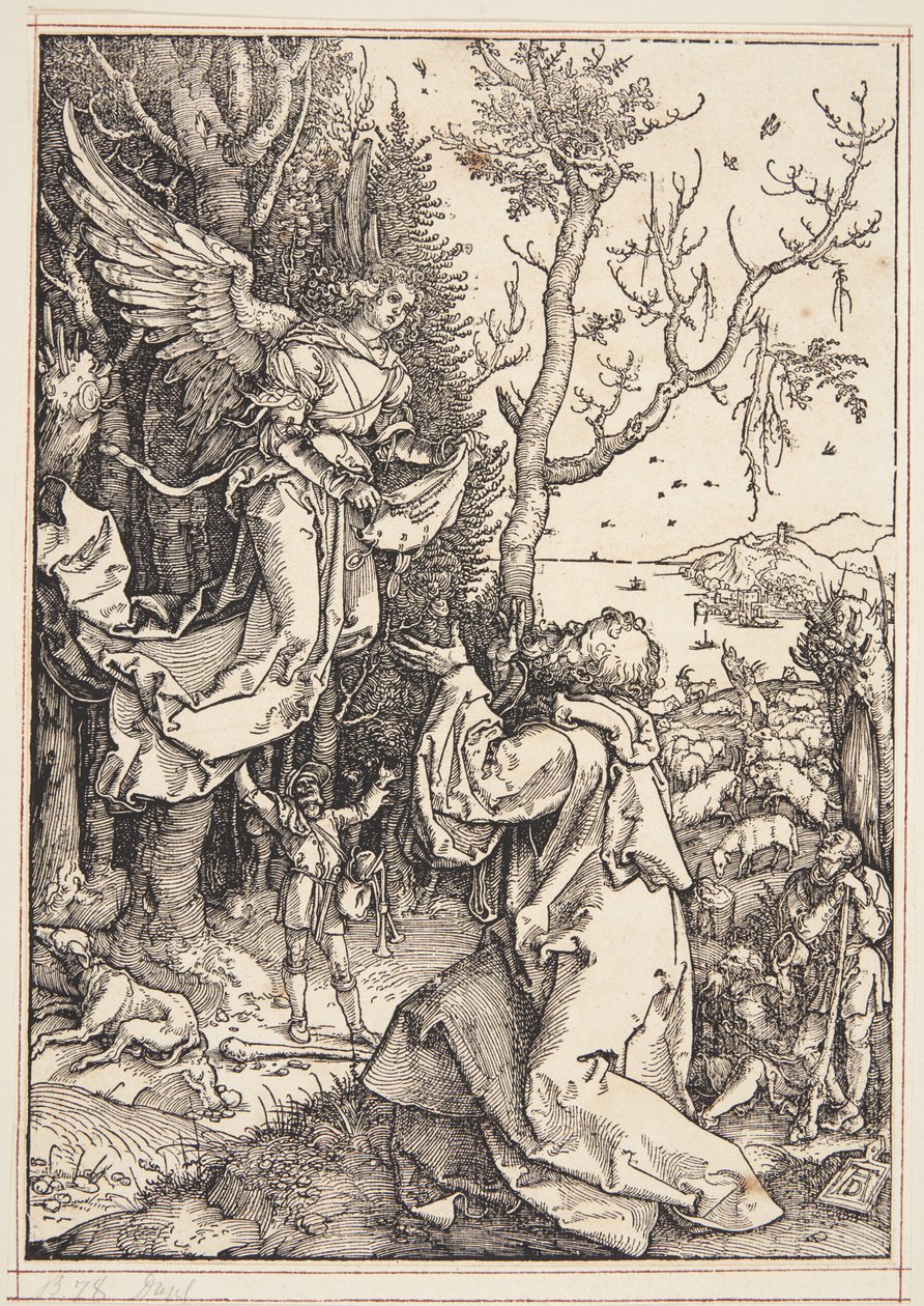 Joachim and the angel by Albrecht Dürer