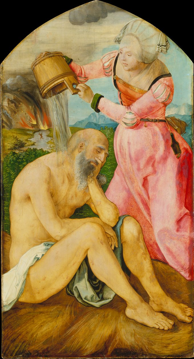 Job on the Dungheap by Albrecht Dürer