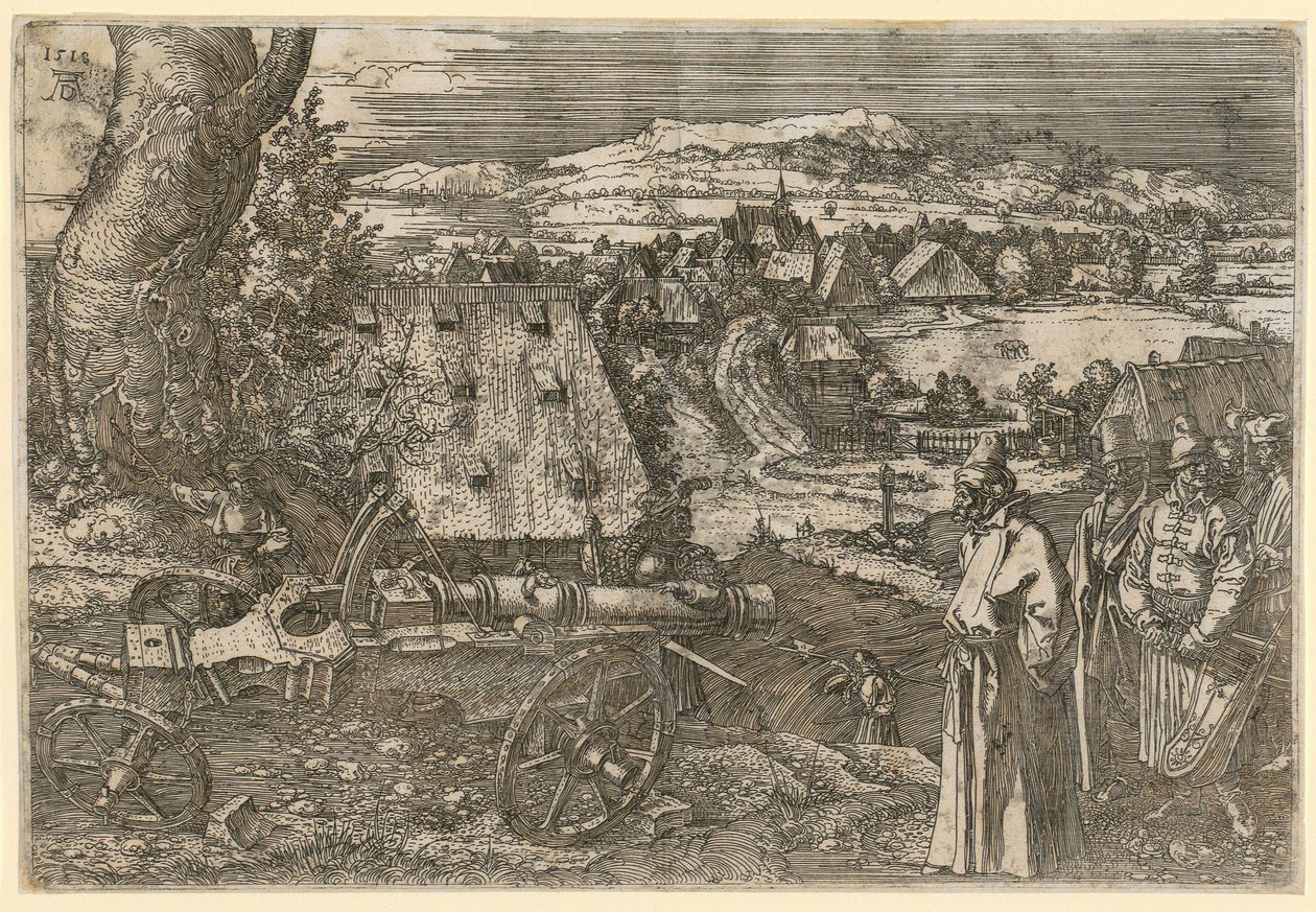 Landscape with Cannon by Albrecht Dürer