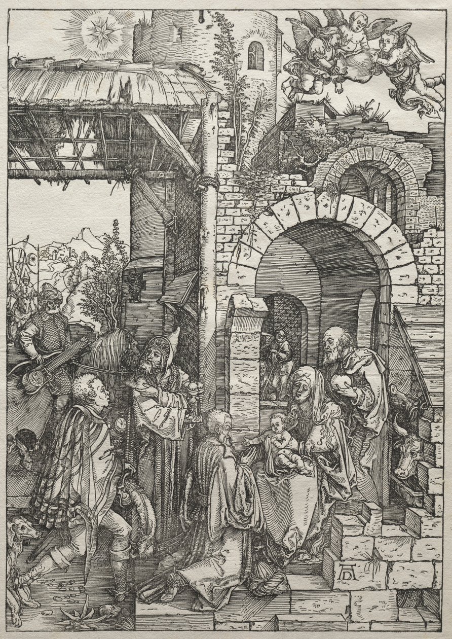 Life of the Virgin: Adoration of the Magi, 1504-1505 by Albrecht Dürer