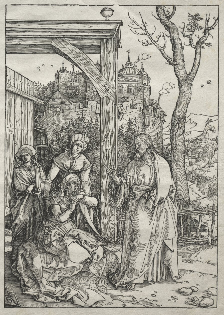 Life of the Virgin: Christ Taking Leave of His Mother by Albrecht Dürer
