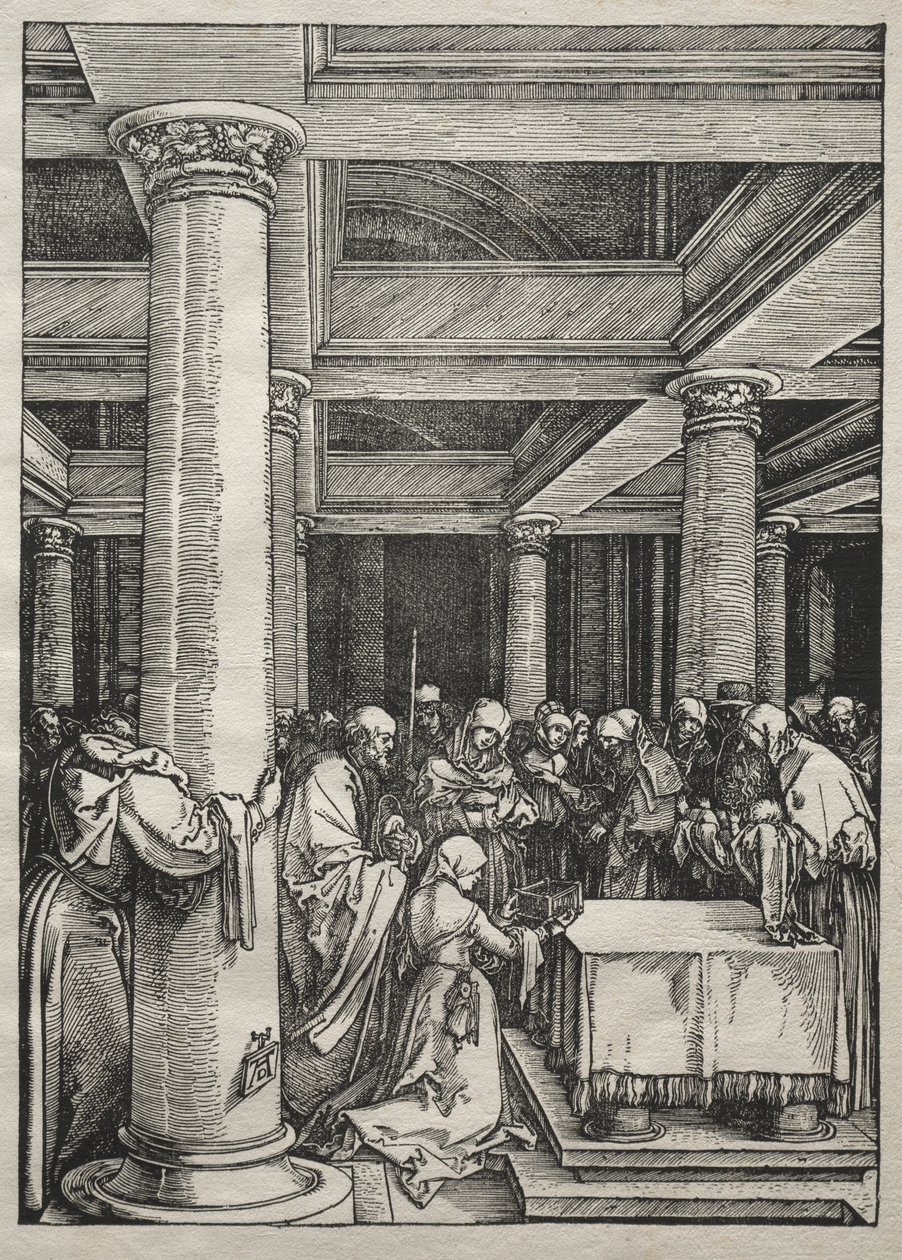 Life of the Virgin: Presentation of Jesus in the Temple by Albrecht Dürer