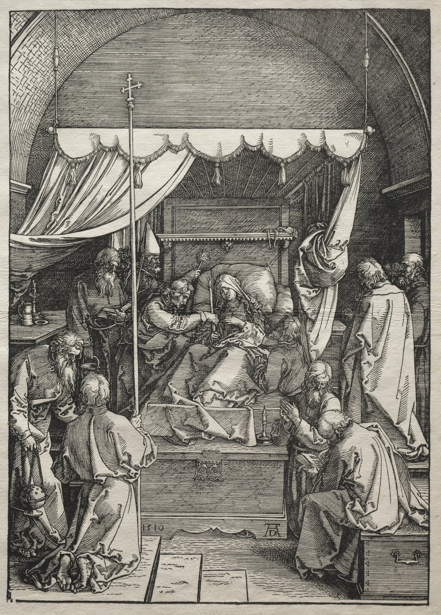 Life of the Virgin: The Death of the Virgin by Albrecht Dürer
