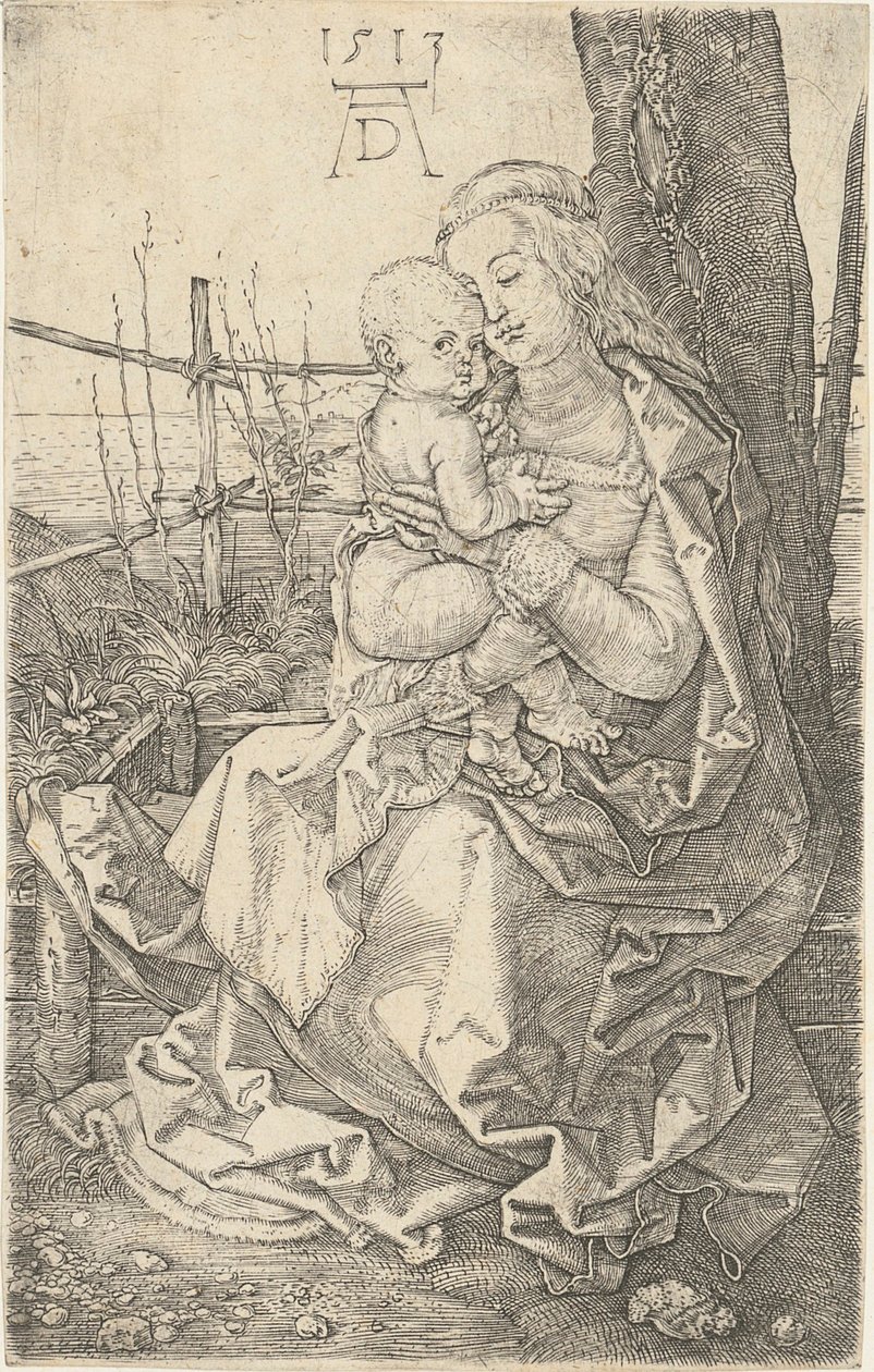 Mary with the Child at the Tree by Albrecht Dürer