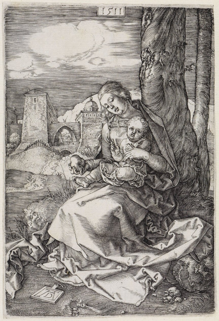 Mary with the Pear by Albrecht Dürer