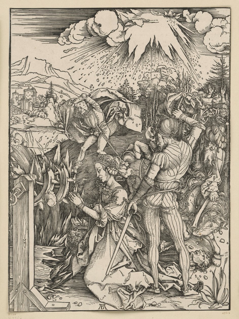 Martyrdom of Saint Catherine by Albrecht Dürer