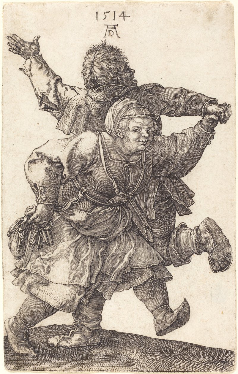 Peasant Couple Dancing by Albrecht Dürer