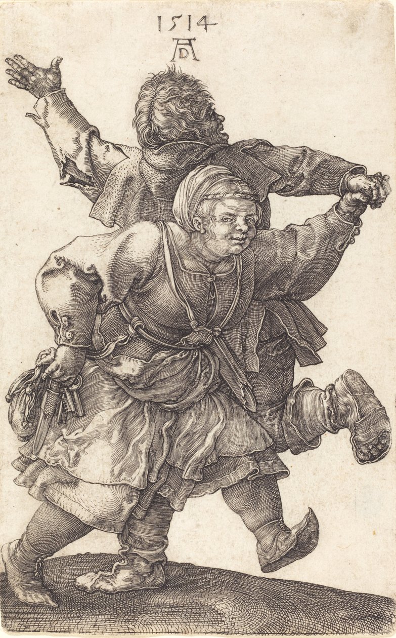 Peasant Couple Dancing by Albrecht Dürer