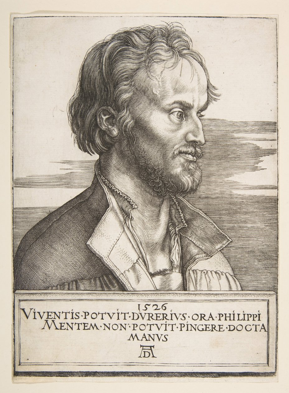 Philip Melanchthon, 1526 by Albrecht Dürer