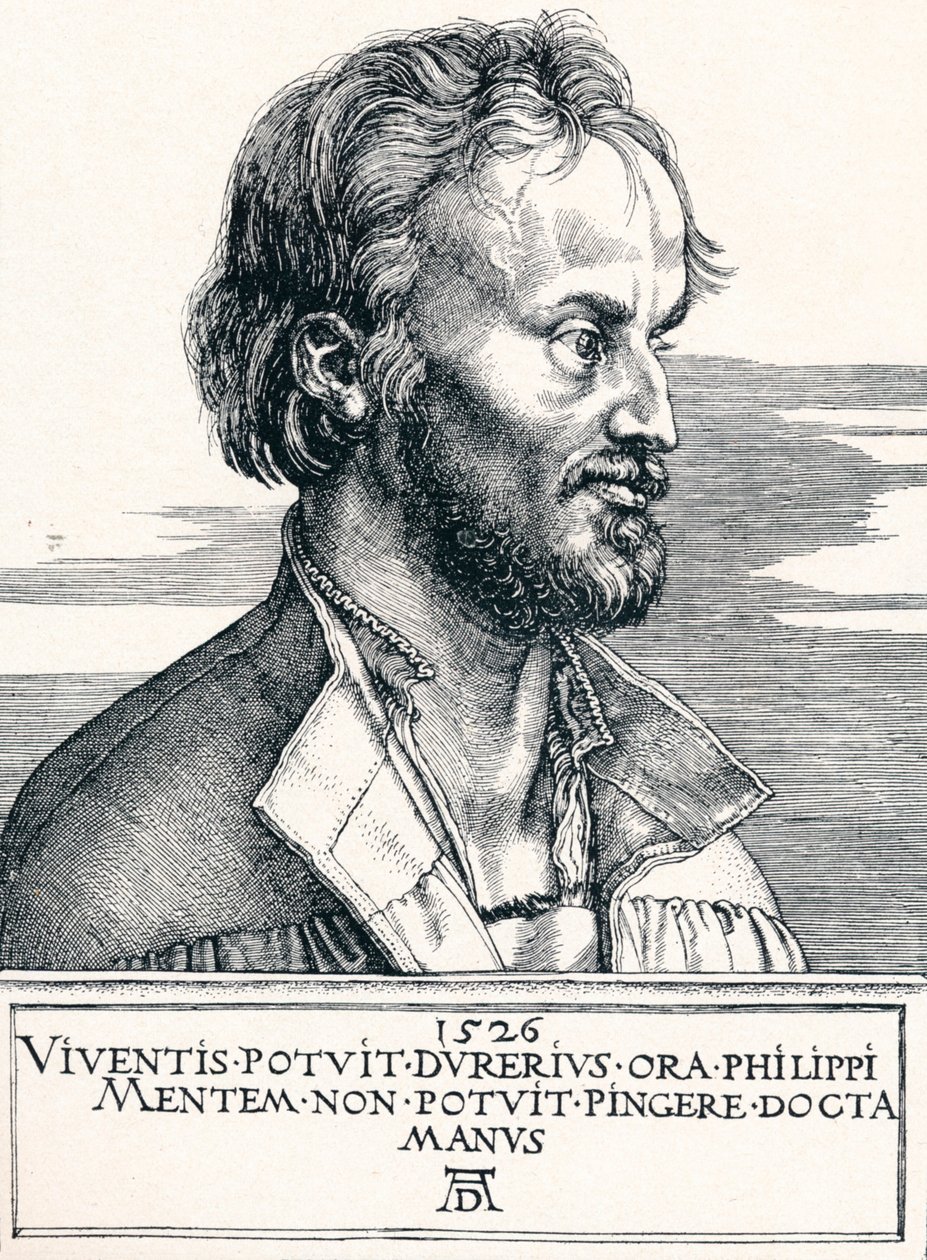 Philipp Melanchthon, 1526 by Albrecht Dürer