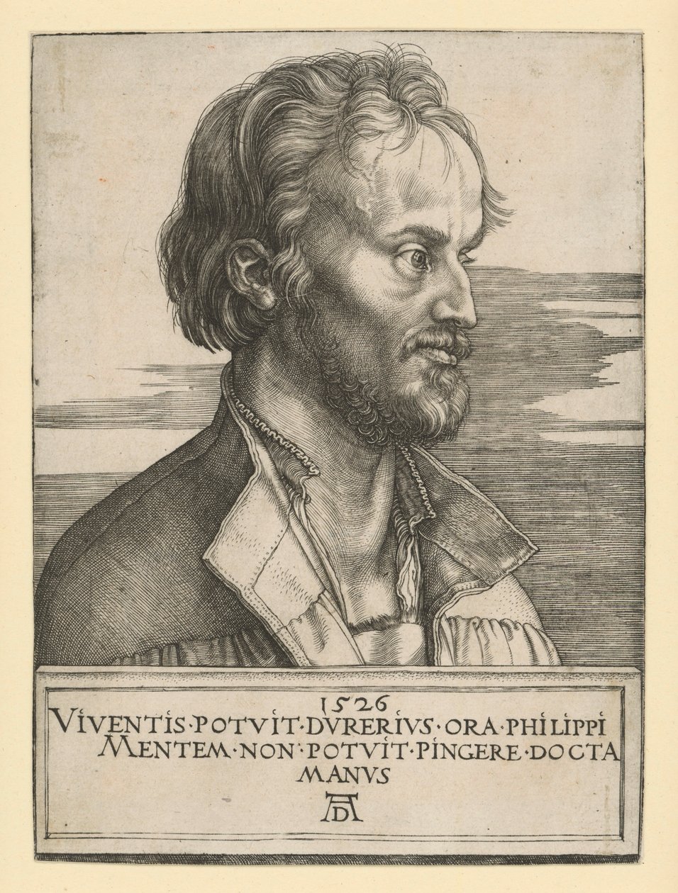 Portrait of Philipp Melanchthon by Albrecht Dürer