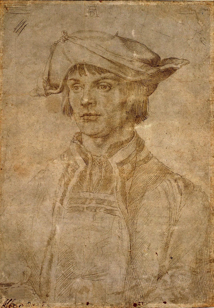 Portrait of Lucas van Leyden, 1521 by Albrecht Dürer